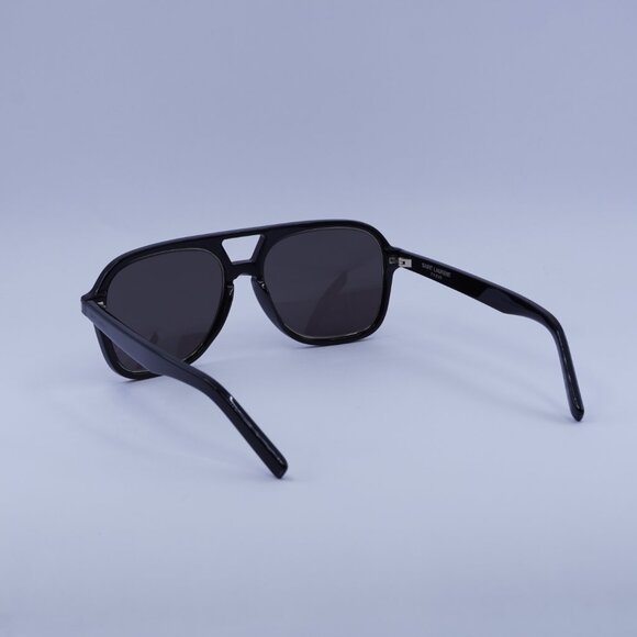 🕶️ New Saint Laurent SL602 RIM 001 Sunglasses - Black Frame, Black Lenses - Picture 10 of 11